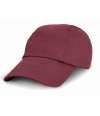 RC018B RC018J Result Kids Low Profile Cotton Cap Burgundy colour image